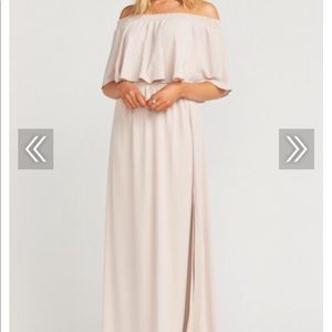 Show me your Mumu Hacienda Maxi bridesmaid Dress